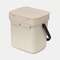 PRÜGIKAST BRABANTIA 3L SORT&GO SOFT BEIGE PRÜGIKAST BRABANTIA 3L SORT&GO SOFT BEIGE