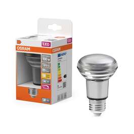 BULB  OSRAM 9,6W/827 E27 R80 DIM LED 670Lm klaas