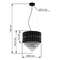 VALGUSTI ELEOS 3xE27 40W ø400mm MUST/SUITSU RIPP VALGUSTI ELEOS 3xE27 40W ø400mm MUST/SUITSU RIPP