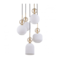 Light Fixture Sophia Cognac 5xE14 LED 10W White Pendant Light Fixture Sophia Cognac 5xE14 LED 10W White Pendant