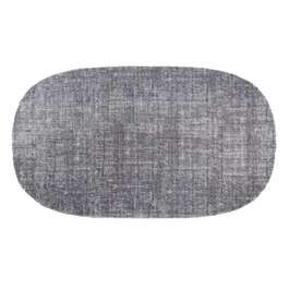 CARPET UNIVERSAL 814 OVAL 67x120cm GREY