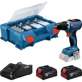 AKULÖÖKTRELL BOSCH GSR 18V-65 2x4.0 Ah+82 TARVIKUD AKULÖÖKTRELL BOSCH GSR 18V-65 2x4.0 Ah+82 TARVIKUD