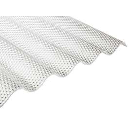Волнистый лист из поликарбоната DIAMOND SINUS прозрачный 2,8x1045x3000