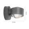 VALGUSTI CHIA LED 2X2W 220lm HÕBE SEINA