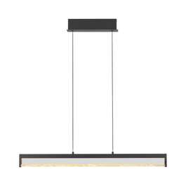 SPLENDA LED 25W 2000 lm LIFT Black Pendant Light