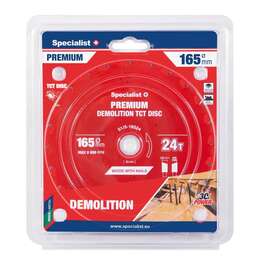 SAEKETAS SPECIALIST+ 165x20mm 24T PUIT DEMOLITION SAEKETAS SPECIALIST+ 165x20mm 24T PUIT DEMOLITION