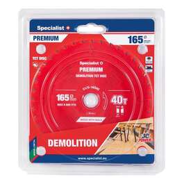 SAEKETAS SPECIALIST+ 165x20mm 40T PUIT DEMOLITION SAEKETAS SPECIALIST+ 165x20mm 40T PUIT DEMOLITION