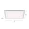 VALGUSTI FLAT LED 22W 2660lm IP20 VALGE