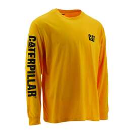 MEN´S LONG SLEEVE T-SHIRT CAT 1510034 YELLOW 2XL MEN´S LONG SLEEVE T-SHIRT CAT 1510034 YELLOW 2XL