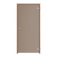 Door for Sauna  7x19 OPUS" - 7x19 Bronze Glass