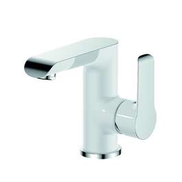 MIXER TAP VENTO BARI BR7601WHC WHITE/CHROME FOR WASHBASIN