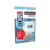 DOUBLE-SIDED TAPE SOUDAL FIX ALL TRANSPARENT 19MMX1.5M