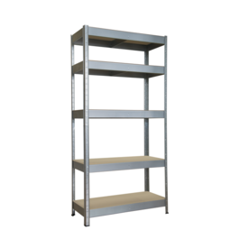 Galvanoitu moduulihylly 5 tasoa 350 kg/taso