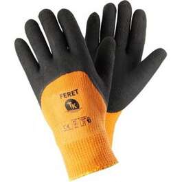 WORK GLOVES  FERET TERMOVOODRIGA LATEKS/AKRÜÜL 10