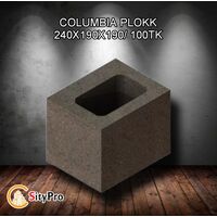 COLUMBIA PLOKK 240X190X190/ 100TK
