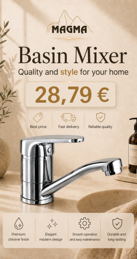 Sink faucet (150 mm) MG-6251 URANS
