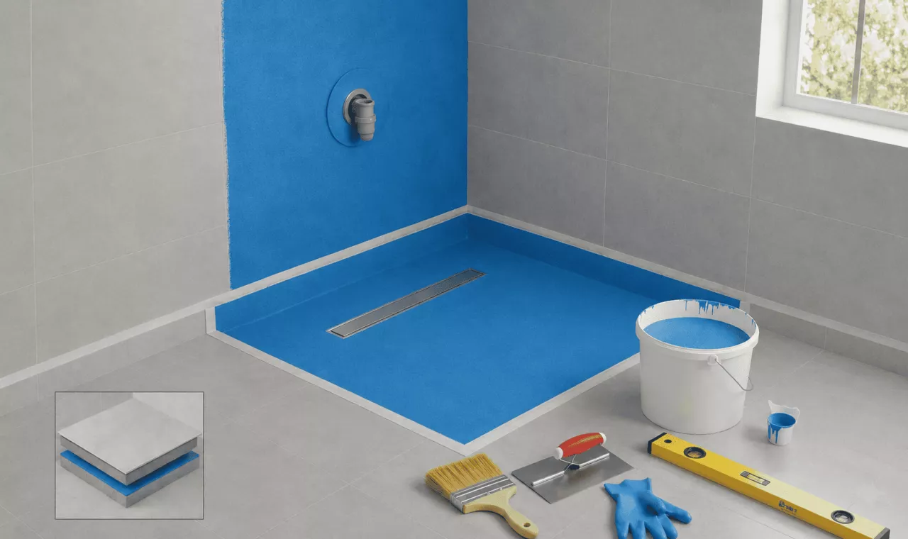 Waterproofing in Wet Rooms: Layer Thickness, Shower Areas and Quality Control Waterproofing in Wet Rooms: Layer Thickness, Shower Areas and Quality Control